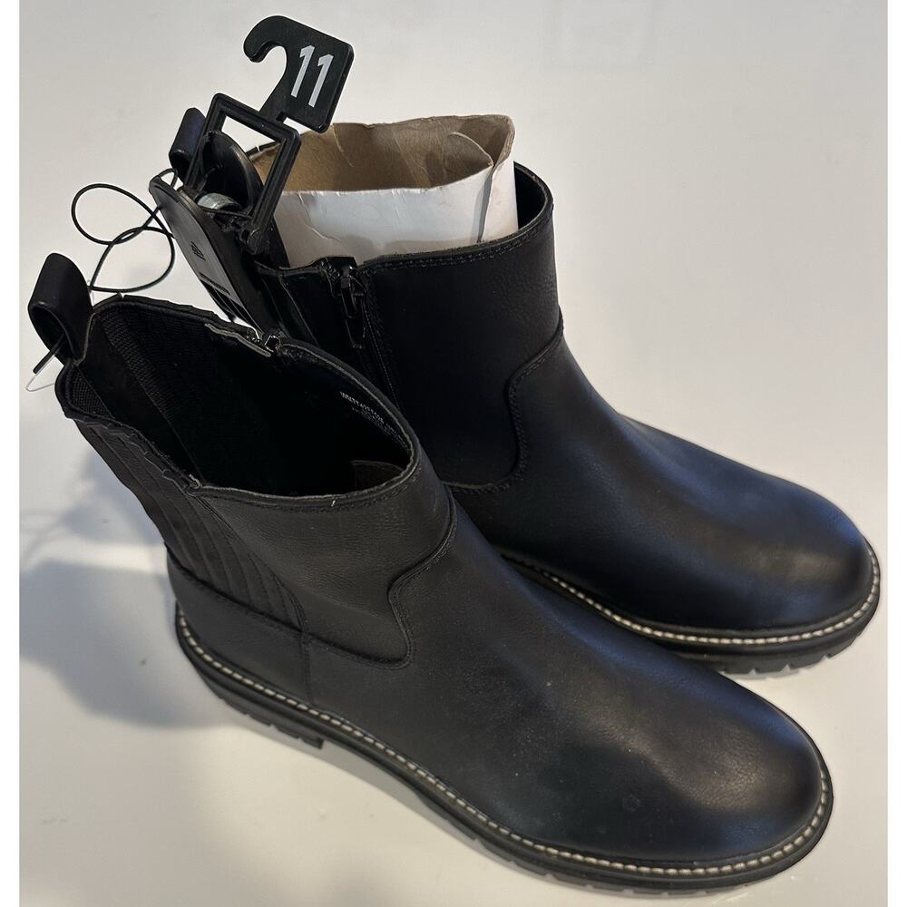 Time and Tru Lug Chelsea Women’s Boot Black NWT Size 11 Punk Grunge street wear